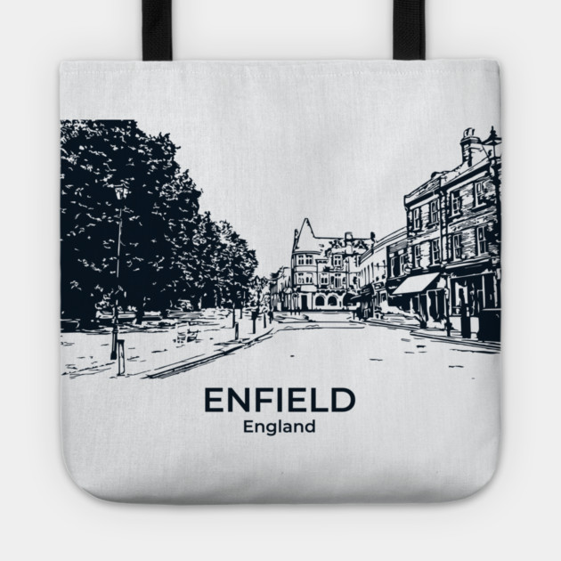 Enfield – England Tote by Lakeric