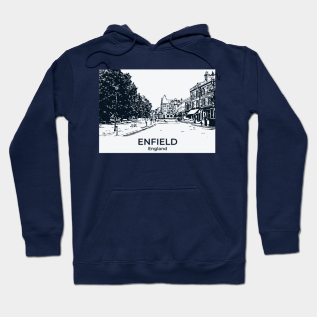 Enfield – England Hoodie by Lakeric