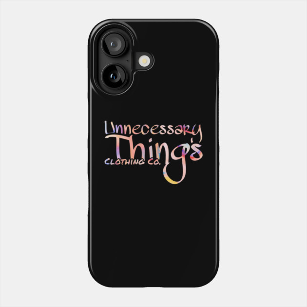 Unnecessary Things - Graffiti Style Phone Case by Lou Johnson