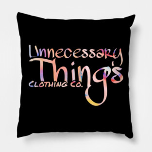 Unnecessary Things - Graffiti Style Pillow