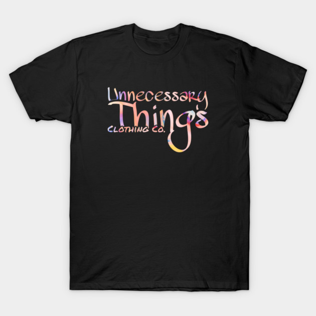 Unnecessary Things - Graffiti Style T-Shirt by Lou Johnson