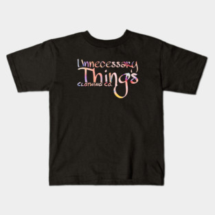 Unnecessary Things - Graffiti Style Kids T-Shirt