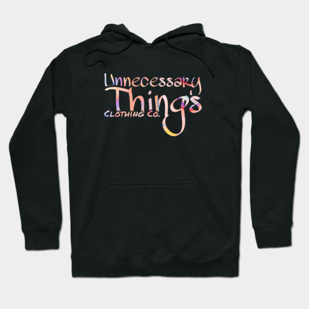 Unnecessary Things - Graffiti Style Hoodie by Lou Johnson
