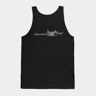 Unnecessary Things - Cursive II Tank Top