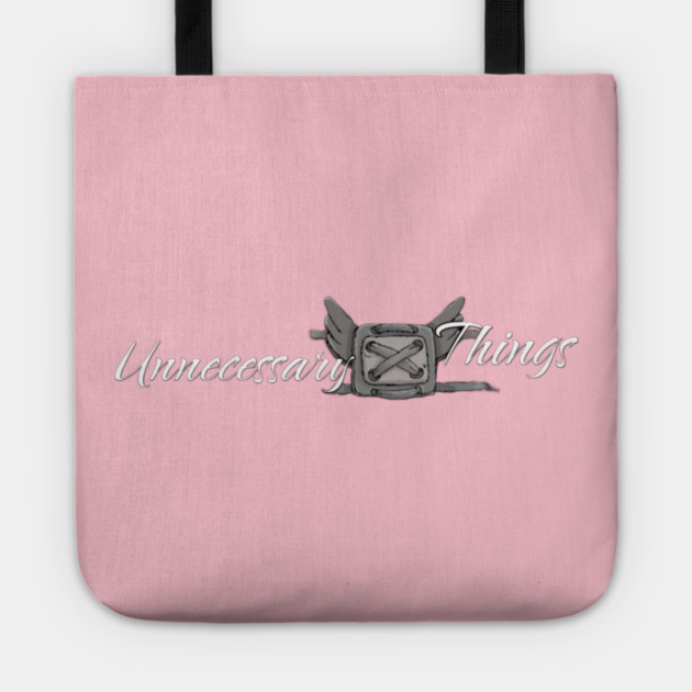 Unnecessary Things - Cursive II Tote by Lou Johnson