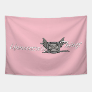 Unnecessary Things - Cursive II Tapestry