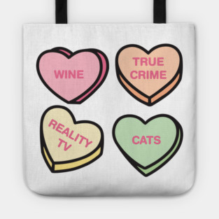Conversation Hearts Tote