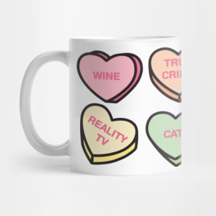 Conversation Hearts Mug