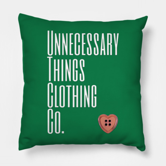 Unnecessary Things - Impact Pillow by Lou Johnson