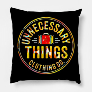 Unnecessary Things - Vintage IV Pillow
