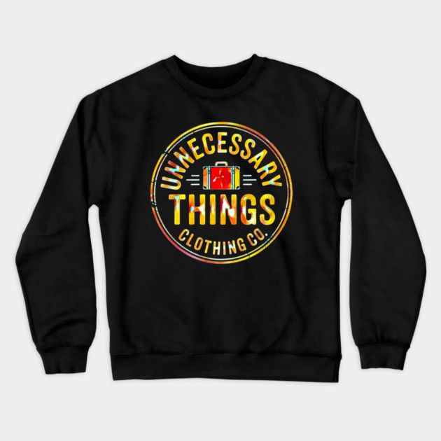 Unnecessary Things - Vintage IV Crewneck Sweatshirt by Lou Johnson