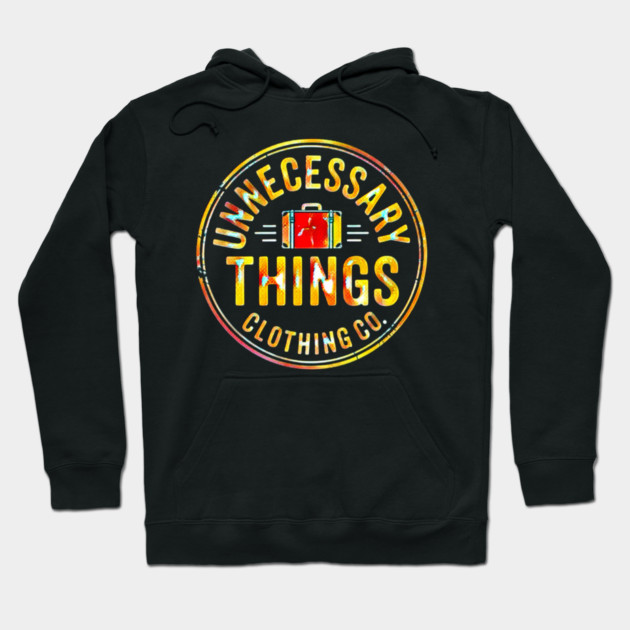 Unnecessary Things - Vintage IV Hoodie by Lou Johnson