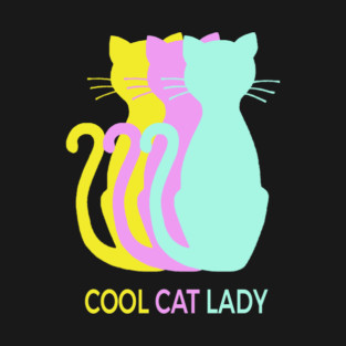 Retro Cat Lady T-Shirt