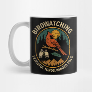 birdwatching peacef minds winged pals Mug
