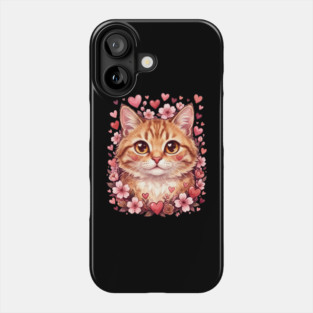Valentine Cat Phone Case
