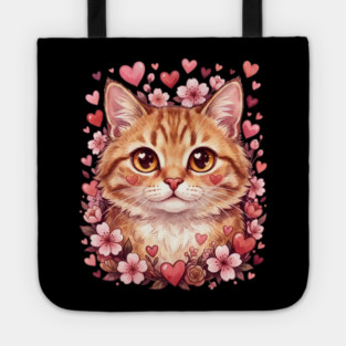 Valentine Cat Tote