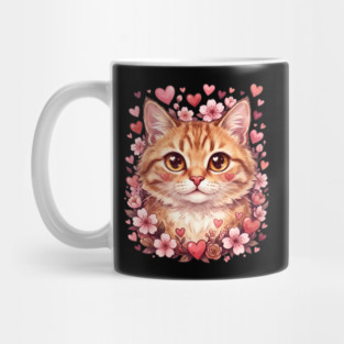 Valentine Cat Mug
