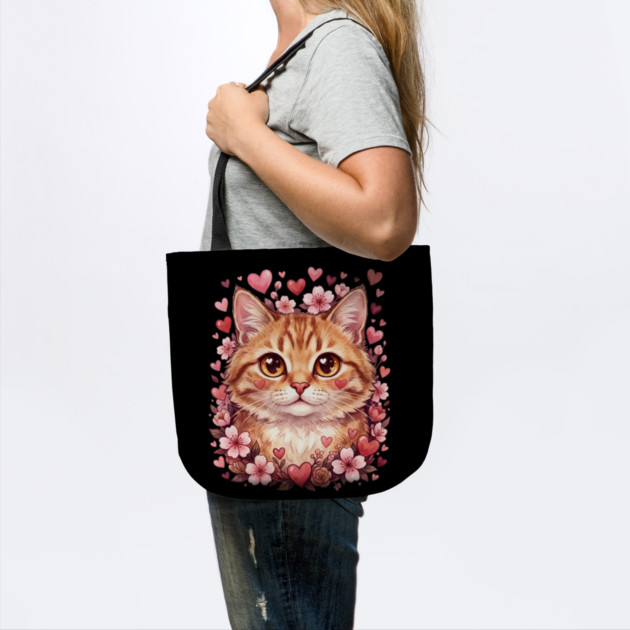 Valentine Cat by Creatifly Graphic Tees