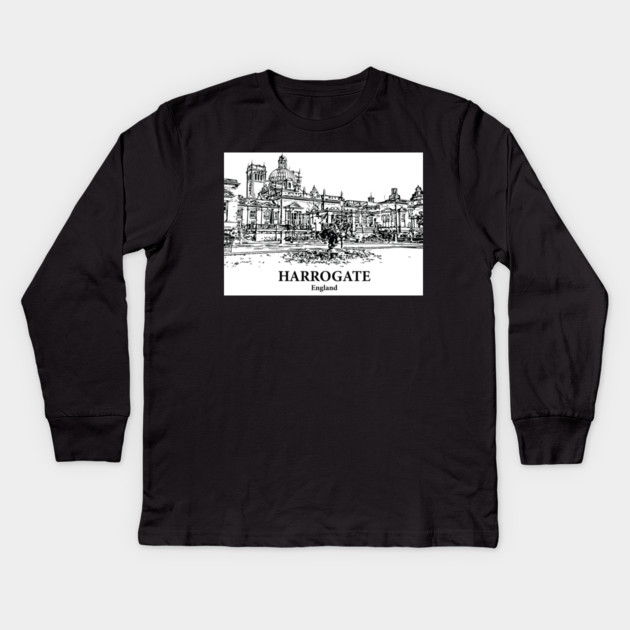 Harrogate – England Kids Long Sleeve T-Shirt by Lakeric