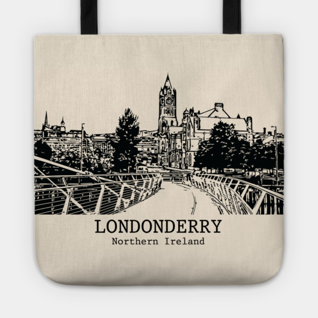 Londonderry – Northern Ireland Tote by Lakeric