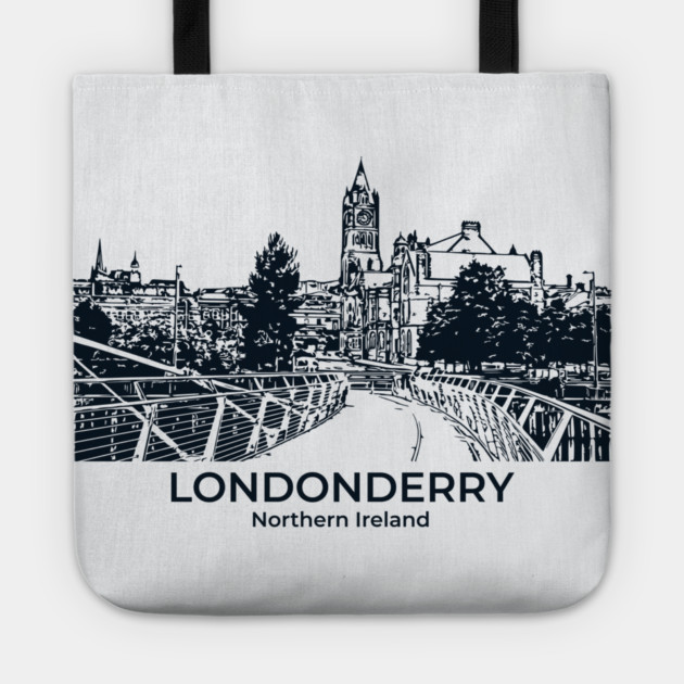 Londonderry – Northern Ireland Tote by Lakeric