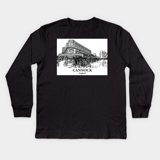 Cannock – England Kids Long Sleeve T-Shirt by Lakeric