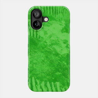 Vibrant Emerald Green Radiant Abstract Pulse Phone Case