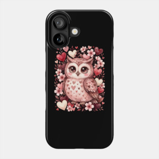 Valentine Cute Owl Bird Phone Case