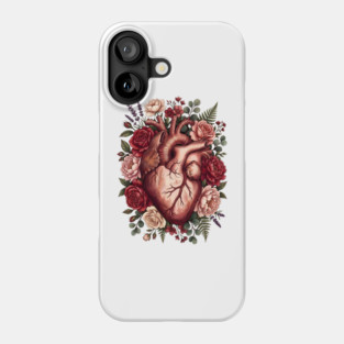 Flower Heart Valentine Phone Case