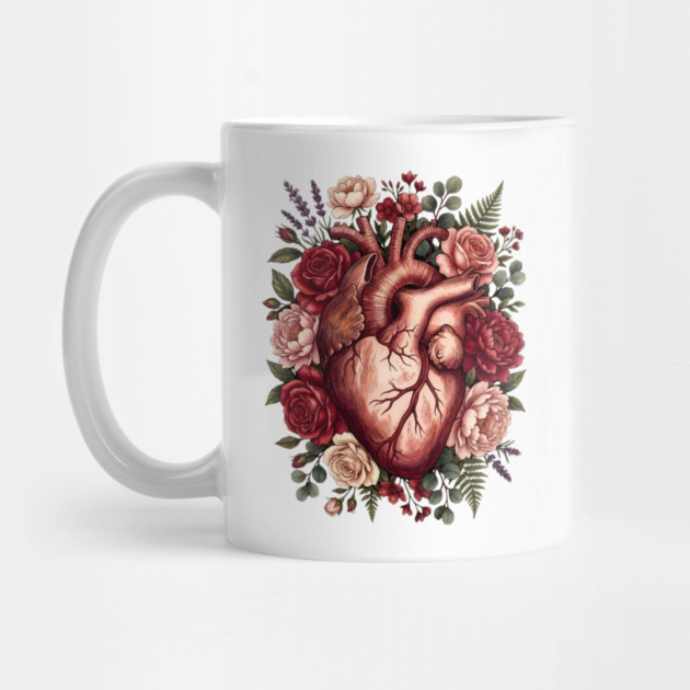 Flower Heart Valentine by Creatifly Graphic Tees