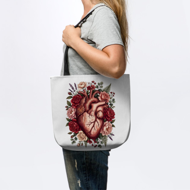 Flower Heart Valentine by Creatifly Graphic Tees