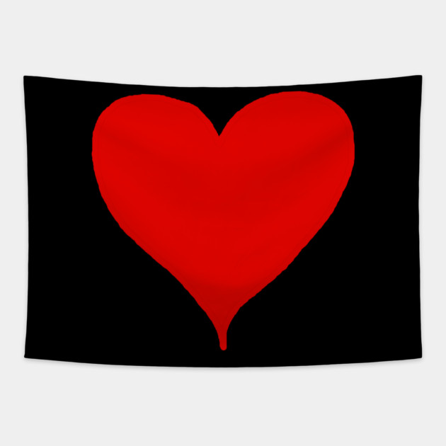 Red Heart Tapestry by Creatifly Graphic Tees