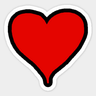 Red Heart Magnet