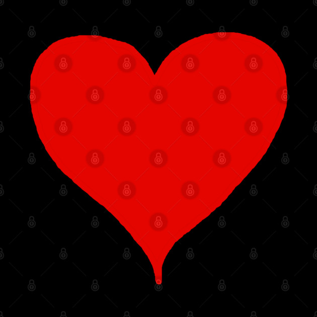 Red Heart by Creatifly Graphic Tees
