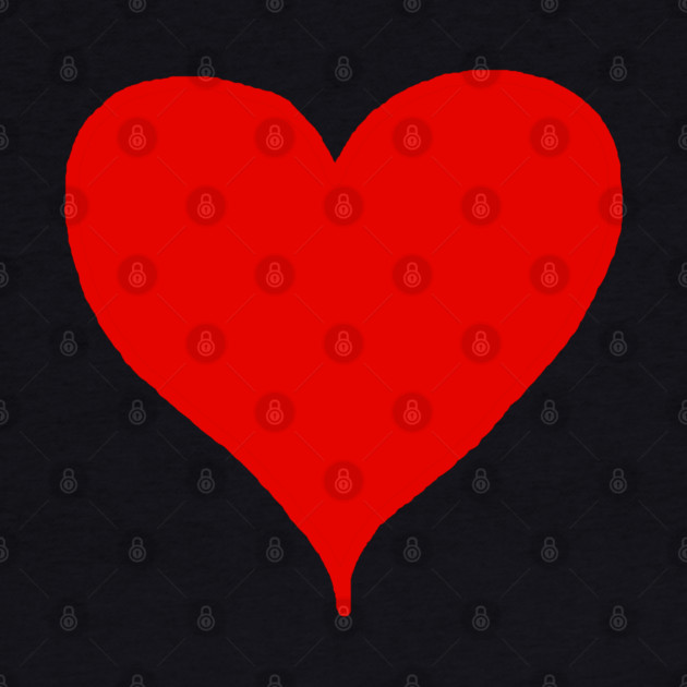 Red Heart by Creatifly Graphic Tees