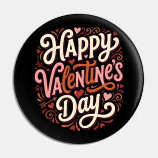 Happy Valentine's Day Pin