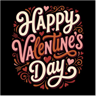 Happy Valentine's Day Posters and Art