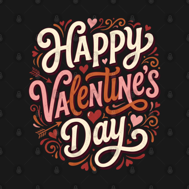 Happy Valentine's Day by Creatifly Graphic Tees