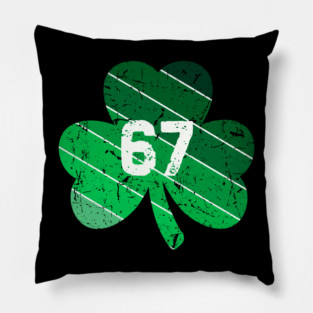 Vintage Shamrock 67 Pillow