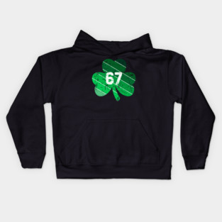 Vintage Shamrock 67 Kids Hoodie