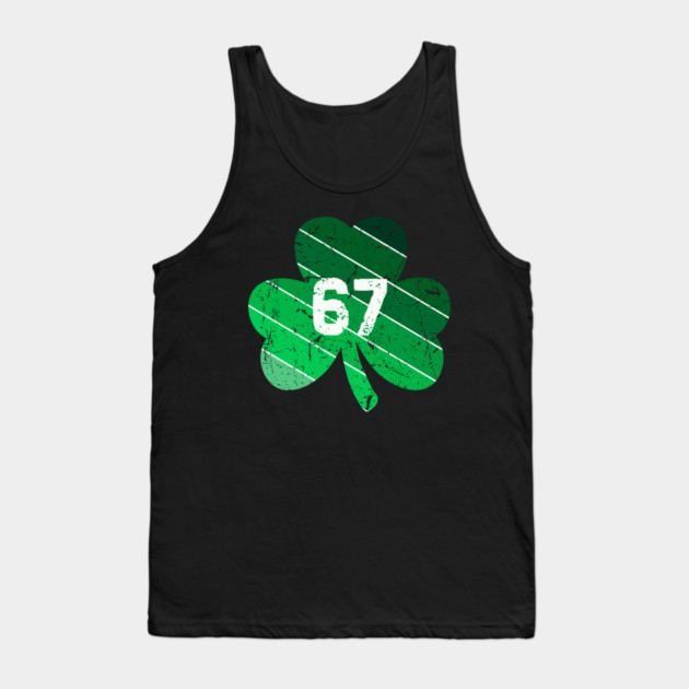 Vintage Shamrock 67 Tank Top by Creatifly Graphic Tees