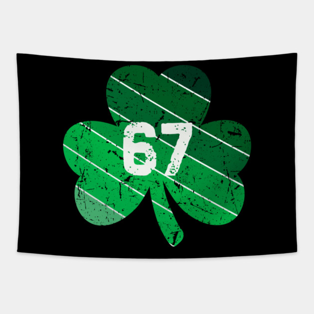 Vintage Shamrock 67 Tapestry by Creatifly Graphic Tees