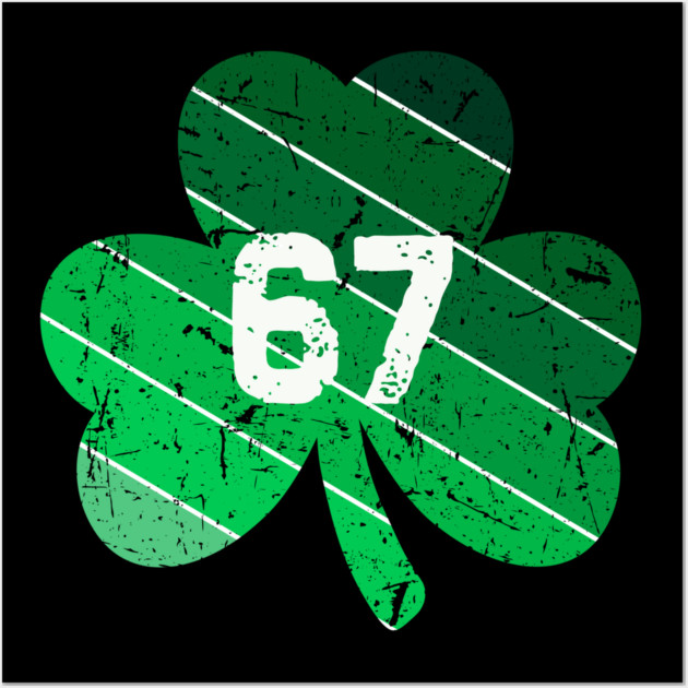 Vintage Shamrock 67 Wall Art by Creatifly Graphic Tees