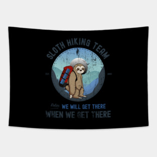 Sloth Hiking Sloth Hiking Team Tapestry