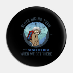 Sloth Hiking Sloth Hiking Team Pin