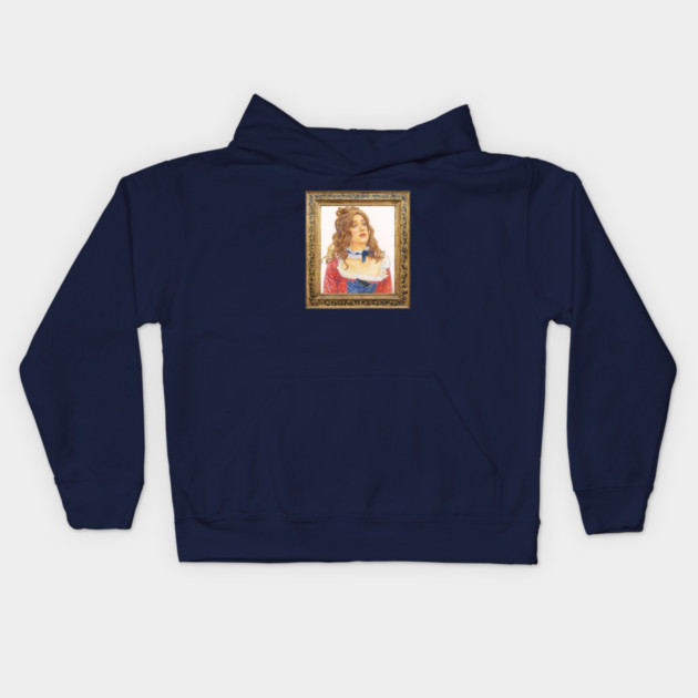 Kirk - Woman of questionable morals Kids Hoodie by Stars Hollow Mercantile