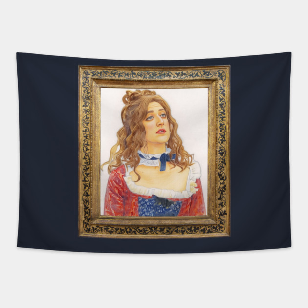 Kirk - Woman of questionable morals Tapestry by Stars Hollow Mercantile