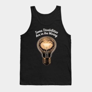 Invisible Disability Neurodiversity Disability Awareness Day Tank Top