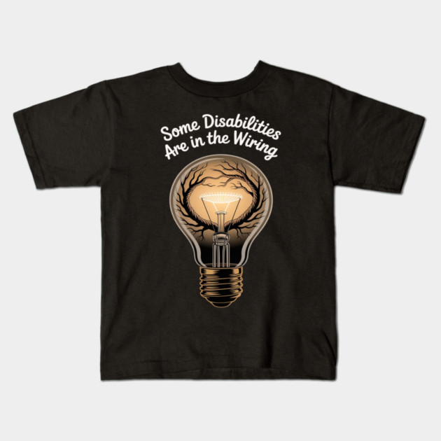 Invisible Disability Neurodiversity Disability Awareness Day Kids T-Shirt by Ink Lines