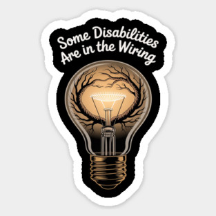 Invisible Disability Neurodiversity Disability Awareness Day Sticker